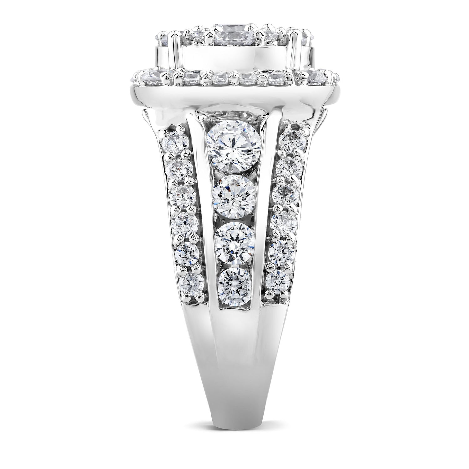Lab Grown Diamond Engagement Ring in 10K White Gold (4 ct. tw.)
