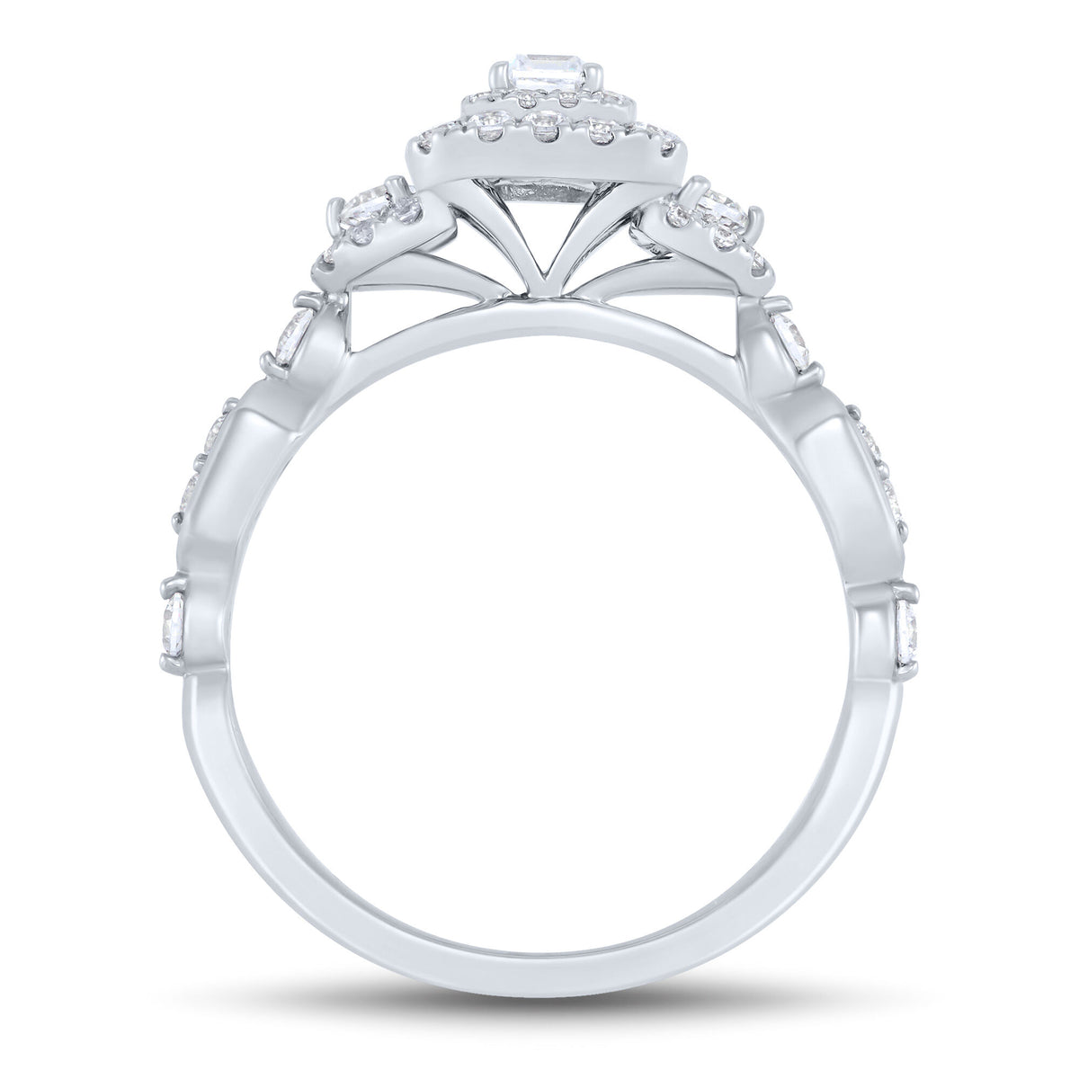 Diamond Engagement Ring in 14K White Gold (3/4 ct. tw.)