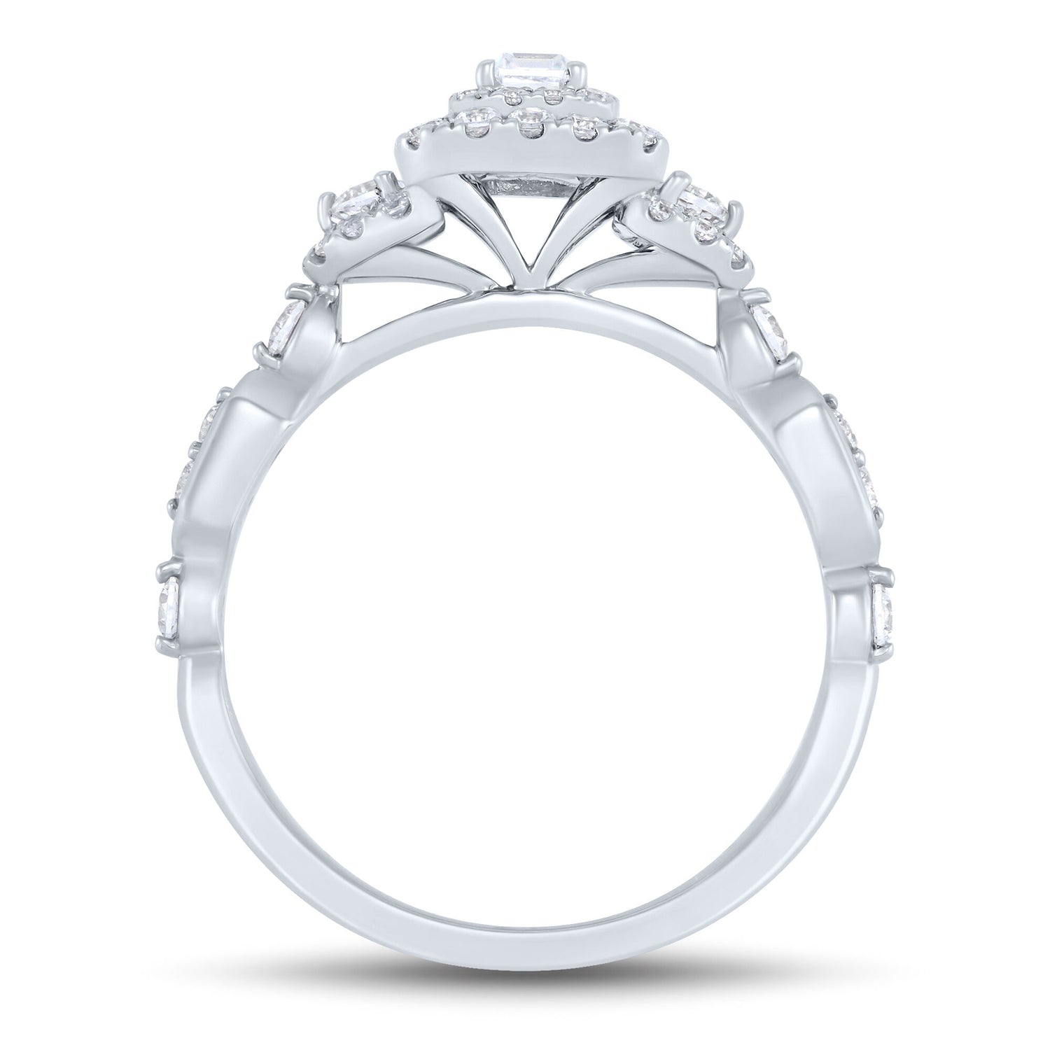 Diamond Engagement Ring in 14K White Gold (3/4 ct. tw.)