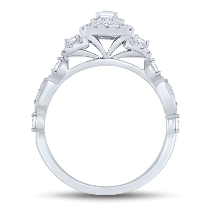 Diamond Engagement Ring in 14K White Gold (3/4 ct. tw.)