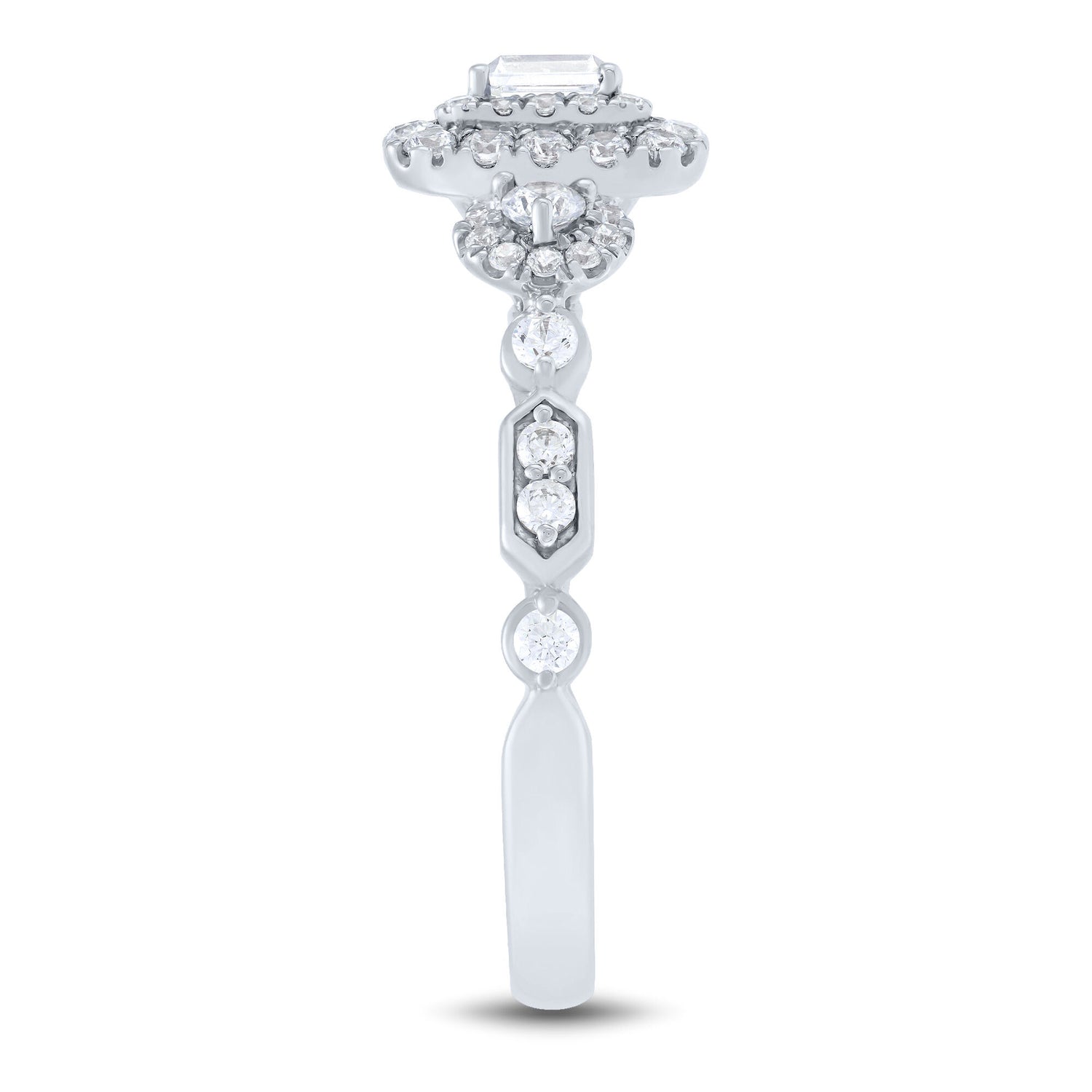 Diamond Engagement Ring in 14K White Gold (3/4 ct. tw.)