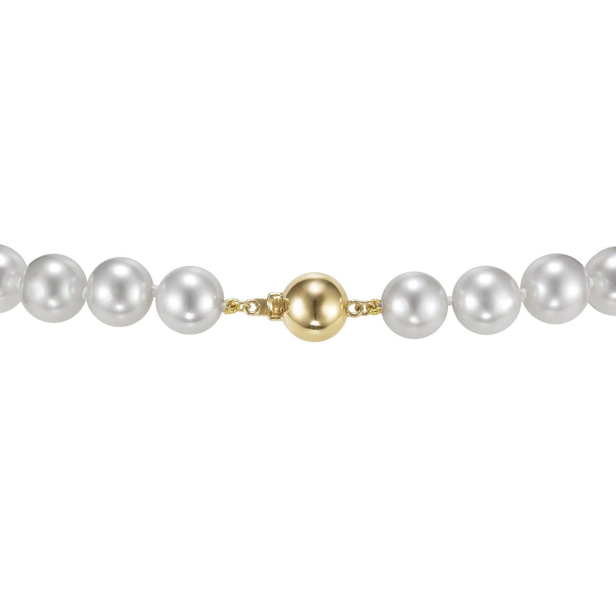 Freshwater Pearl Graduated Strand in 14K Yellow Gold, 18”