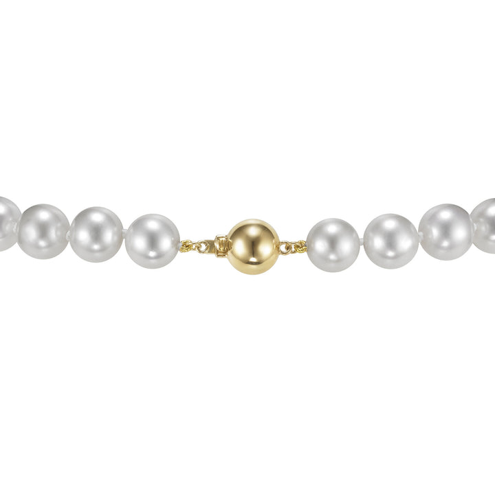 Freshwater Pearl Graduated Strand in 14K Yellow Gold, 18”