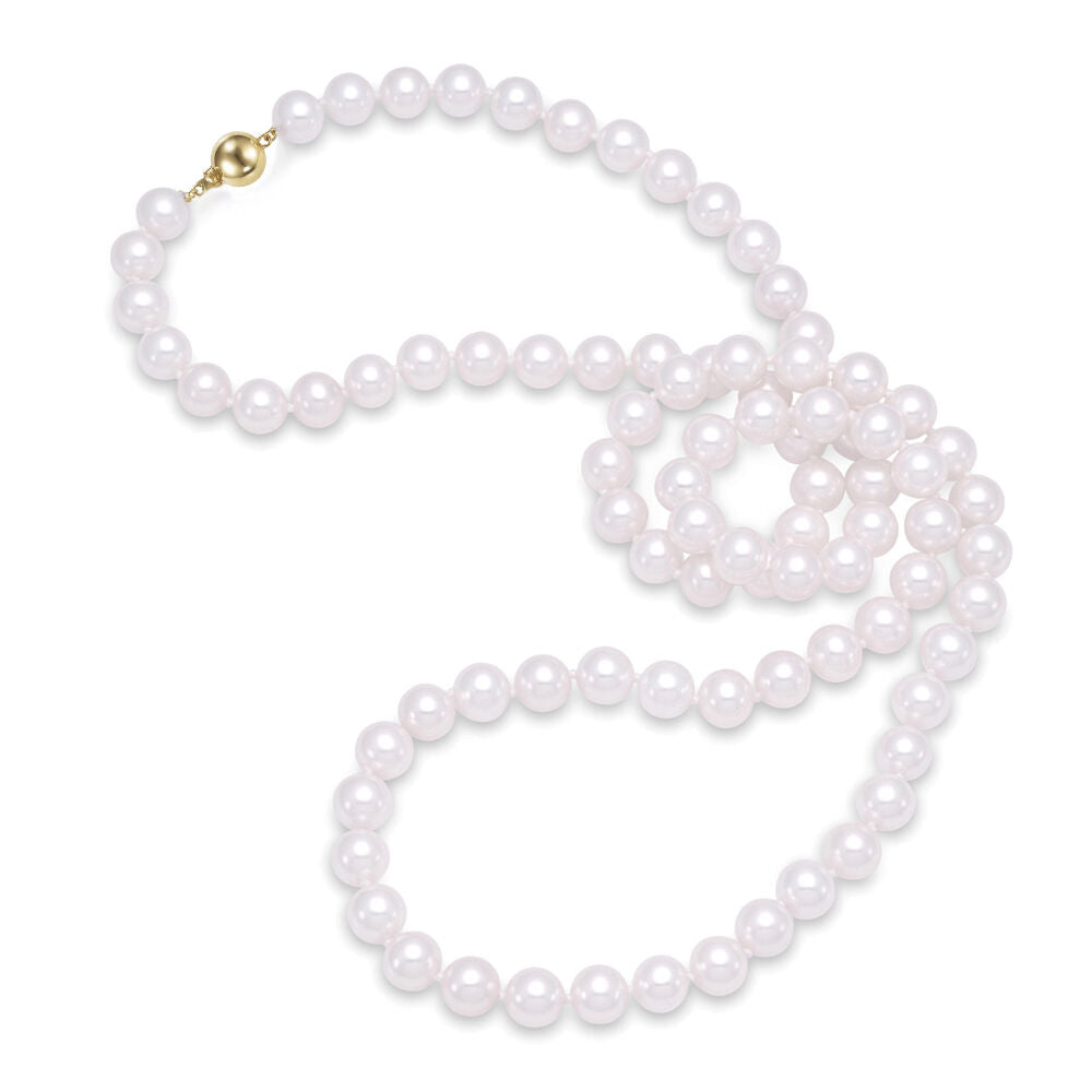 Freshwater Pearl Strand 14K Yellow Gold, 32”