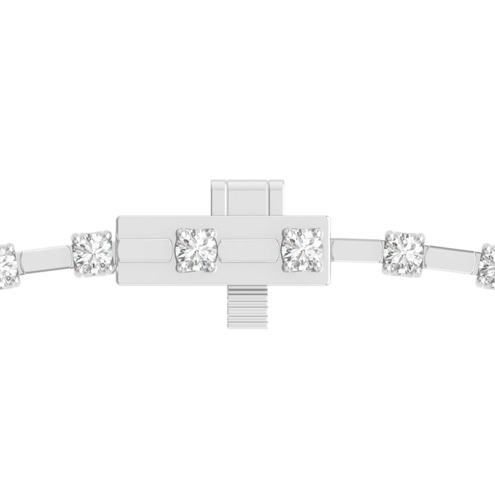 Diamond Riviera Necklace in 14K White Gold, 17” (10 ct. tw.)