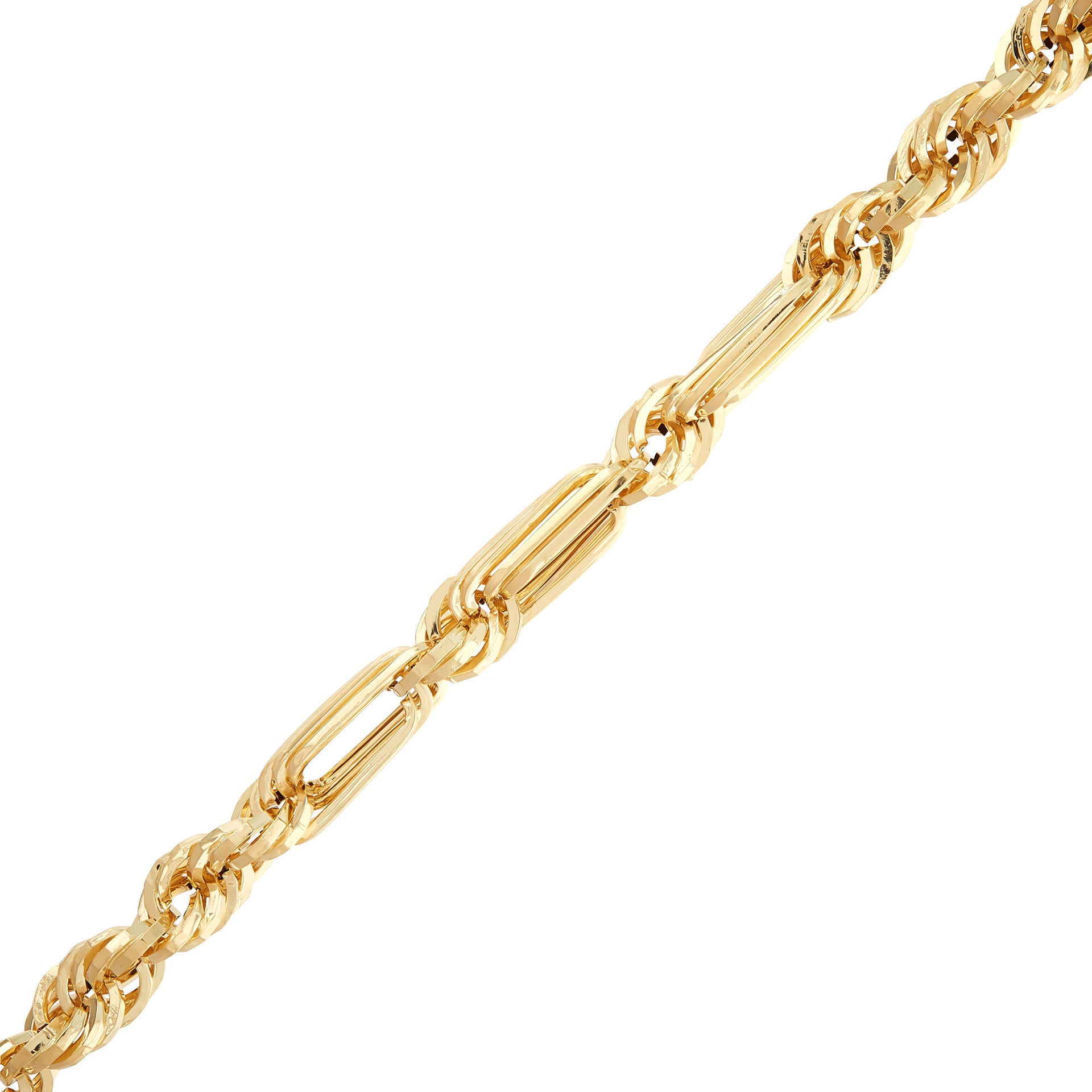 Milano Chain in 14K Yellow Gold, 6.2MM, 24”