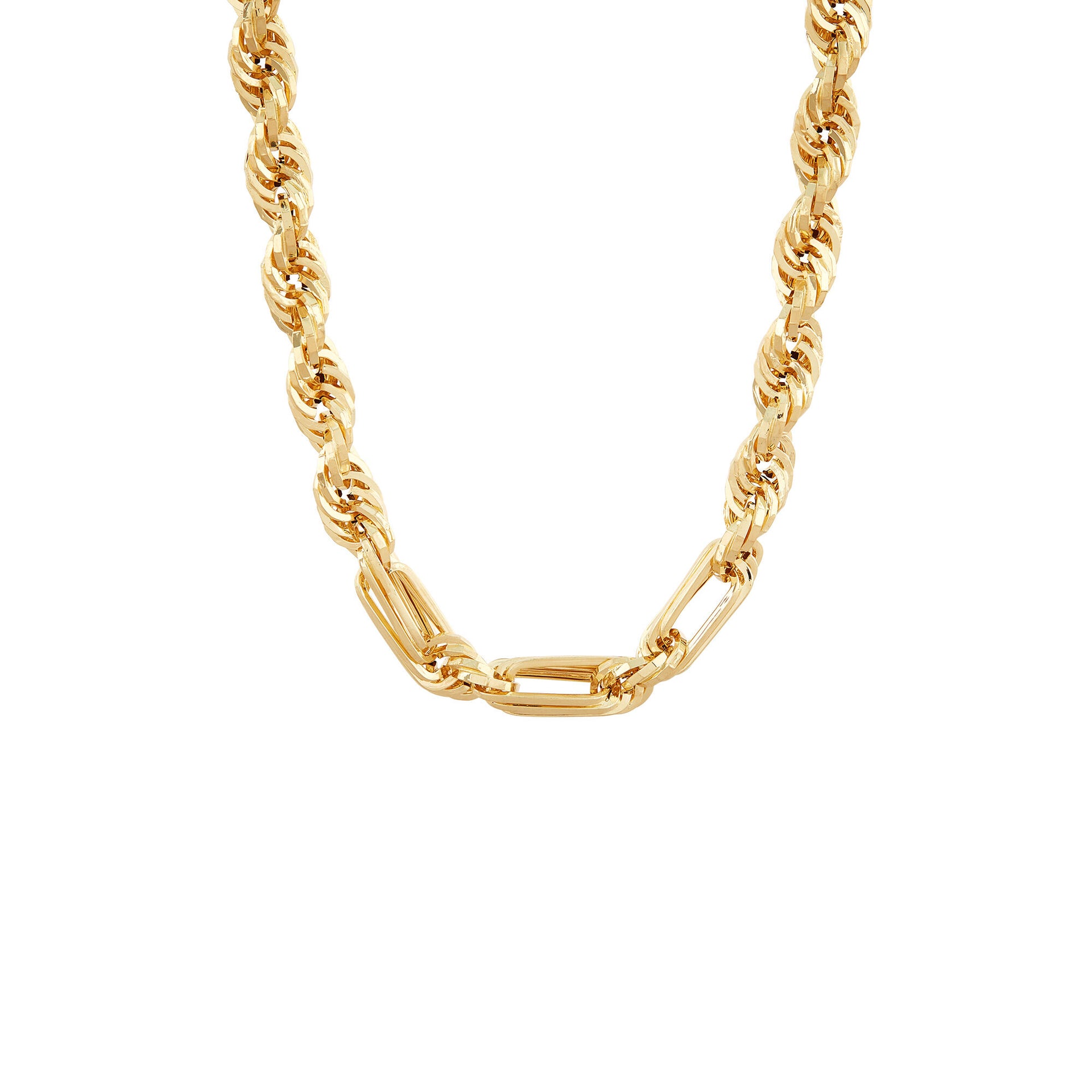 Milano Chain in 14K Yellow Gold, 6.2MM, 24”