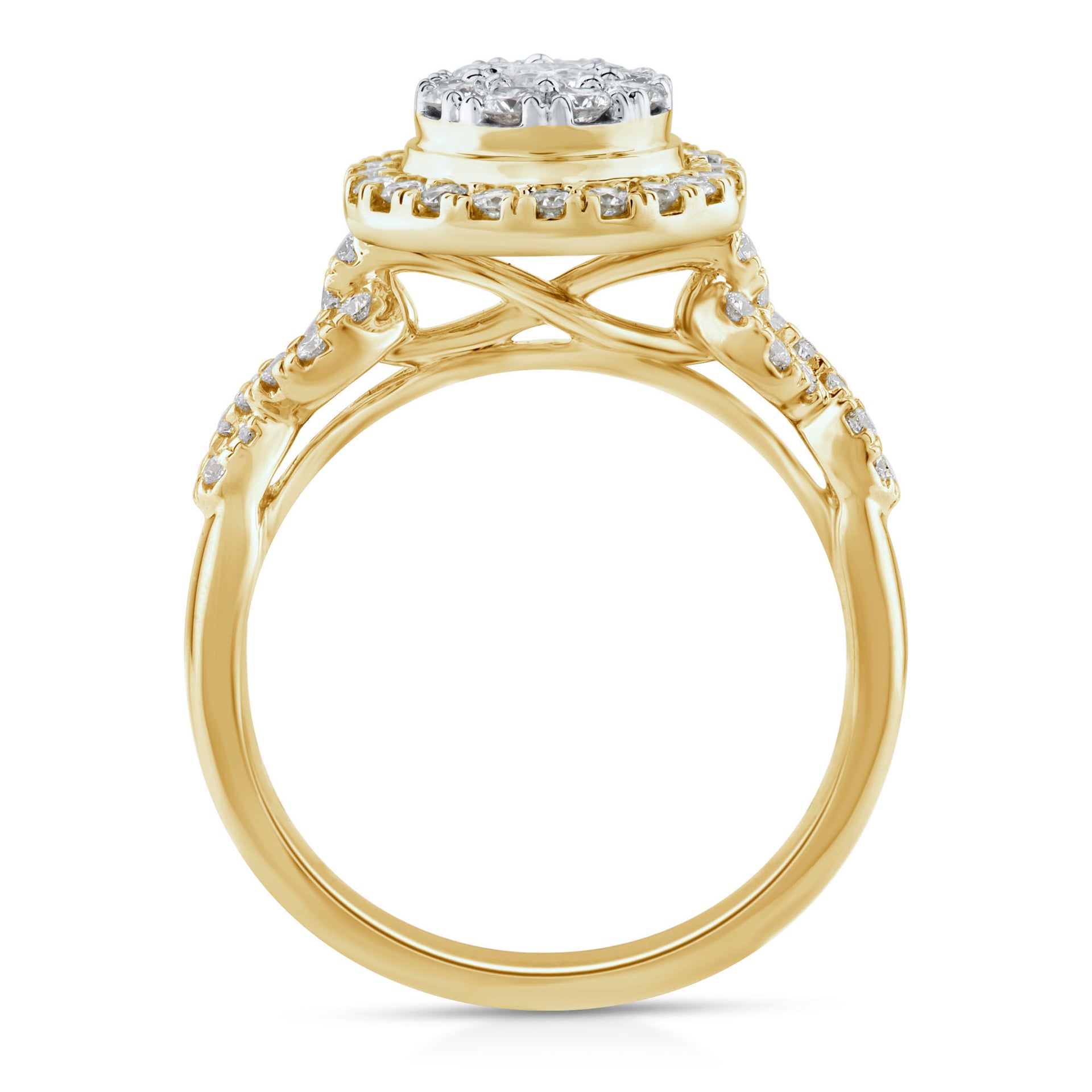 Composite Diamond Engagement Ring in 14K Yellow Gold (1 ct. tw.)