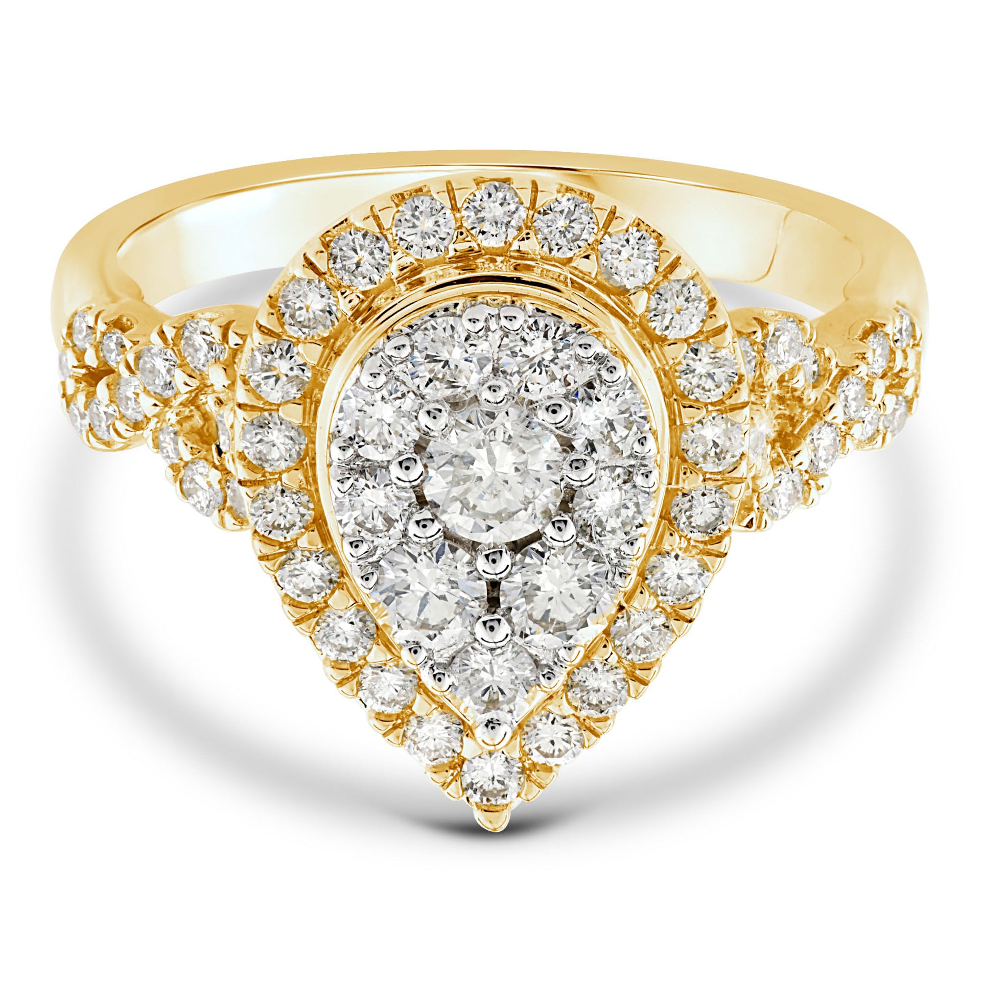 Composite Diamond Engagement Ring in 14K Yellow Gold (1 ct. tw.)