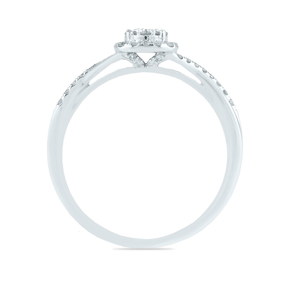 Diamond Ring in 10K White Gold (1/4 ct. tw.)