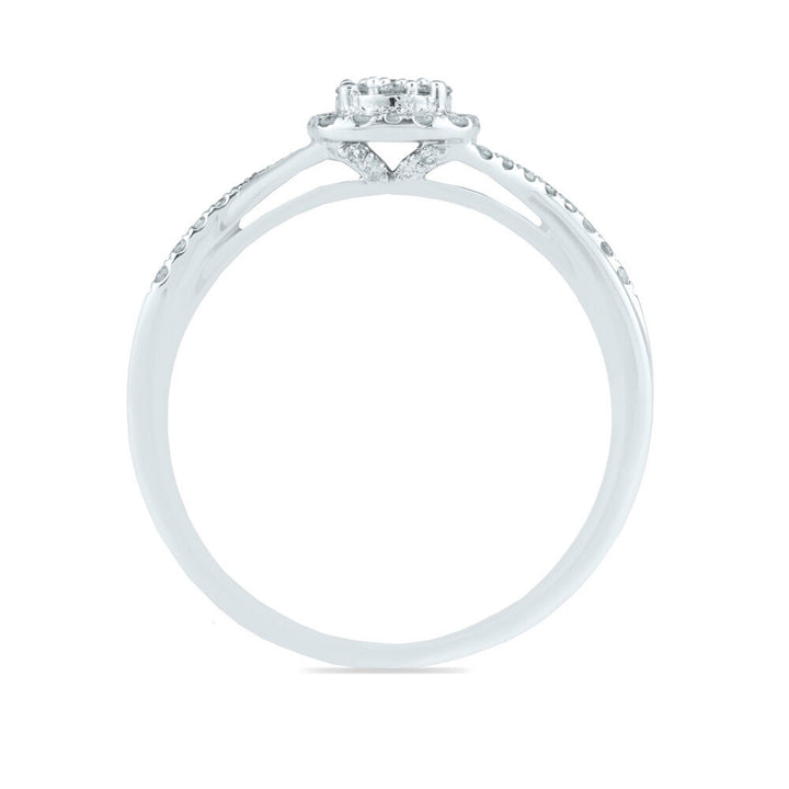 Diamond Ring in 10K White Gold (1/4 ct. tw.)