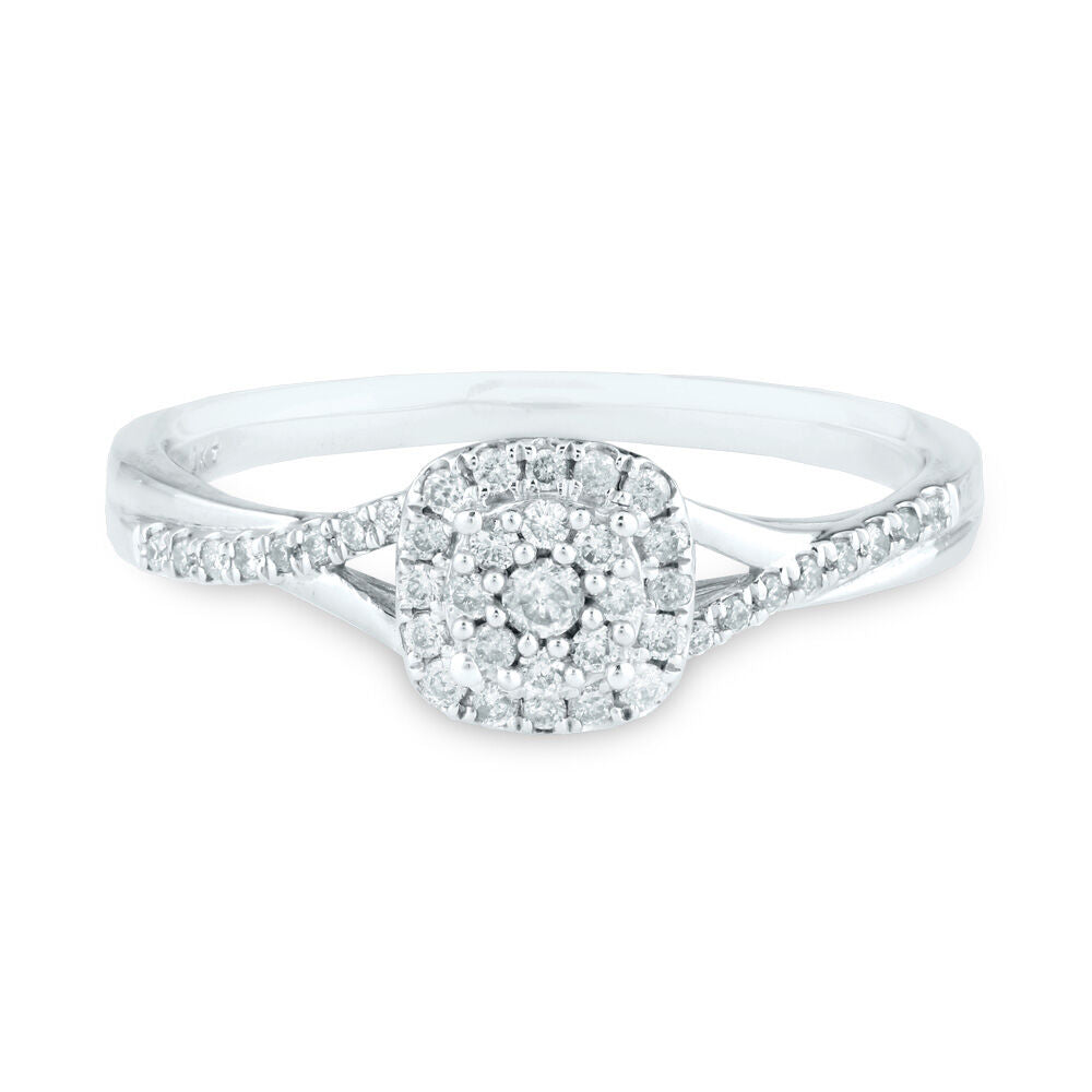 Diamond Ring in 10K White Gold (1/4 ct. tw.)