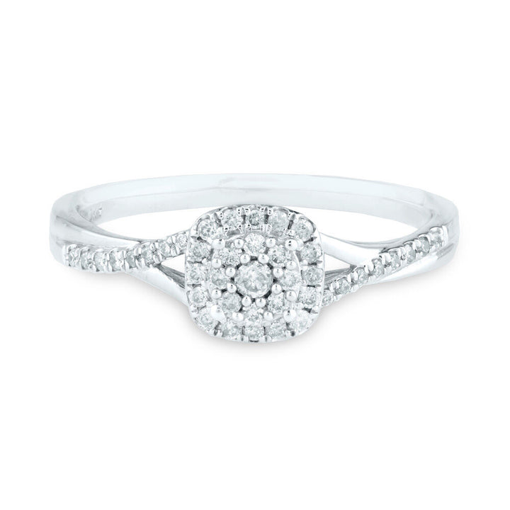 Diamond Ring in 10K White Gold (1/4 ct. tw.)