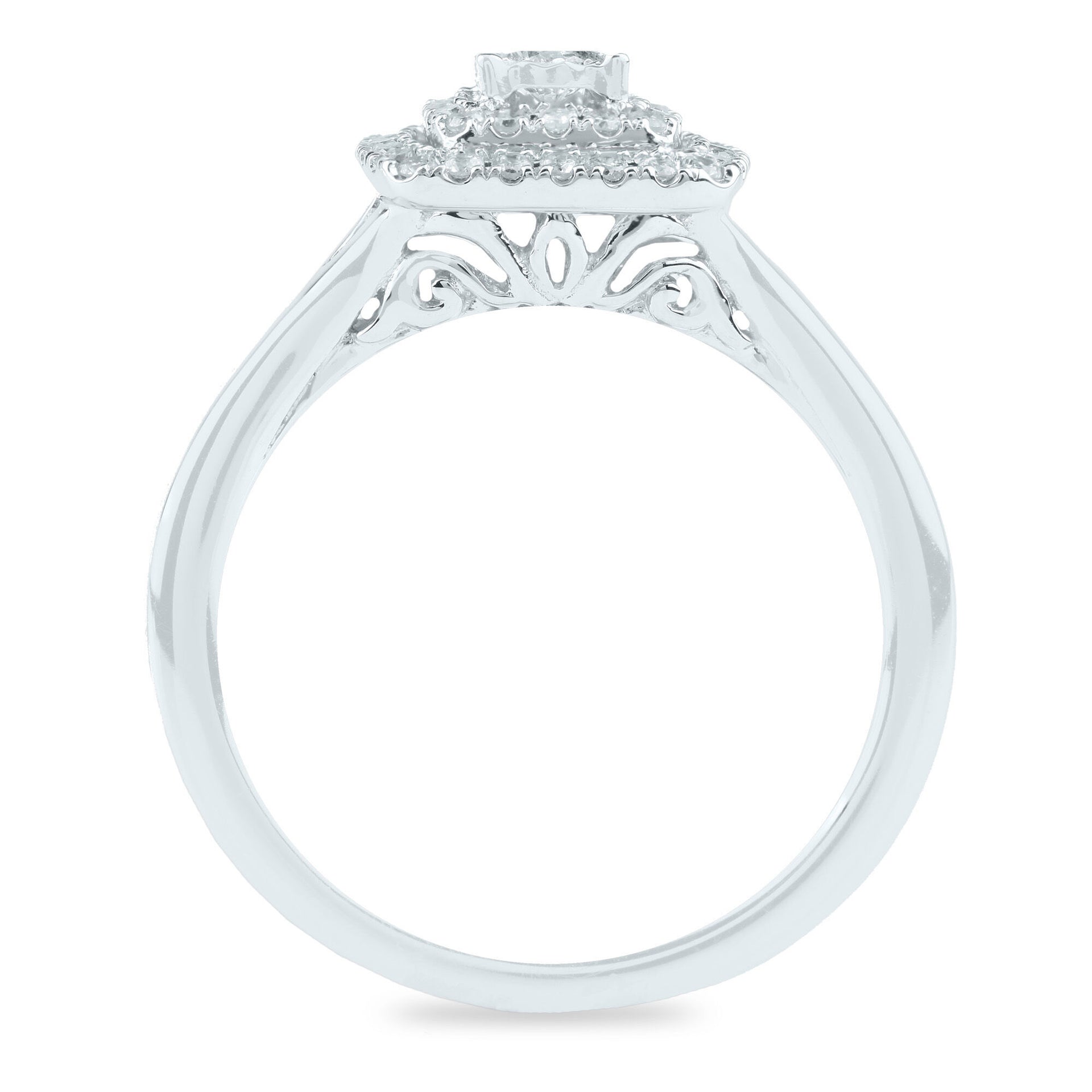 Diamond Promise Ring in 14K White Gold (1/3 ct. tw.)