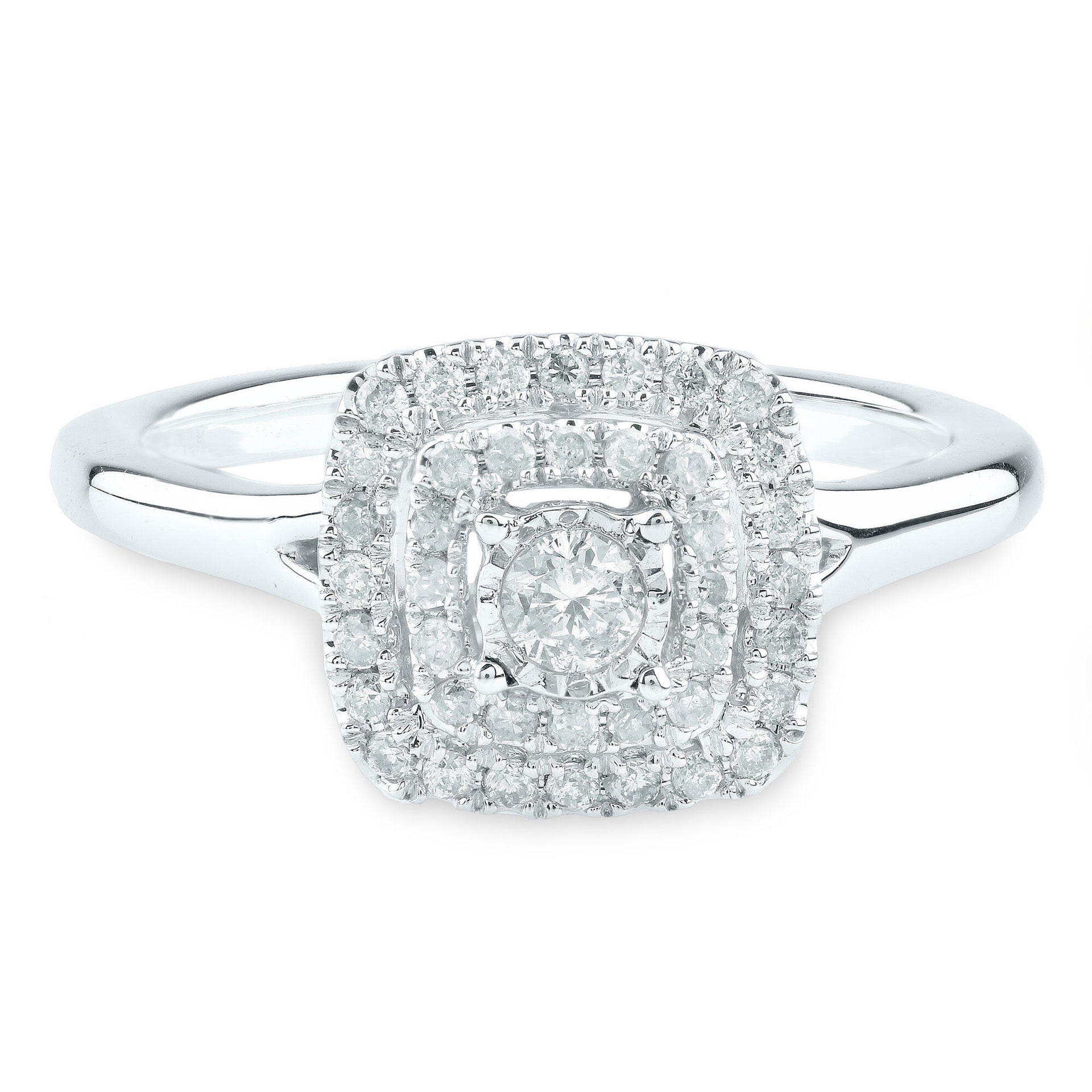 Diamond Promise Ring in 14K White Gold (1/3 ct. tw.)