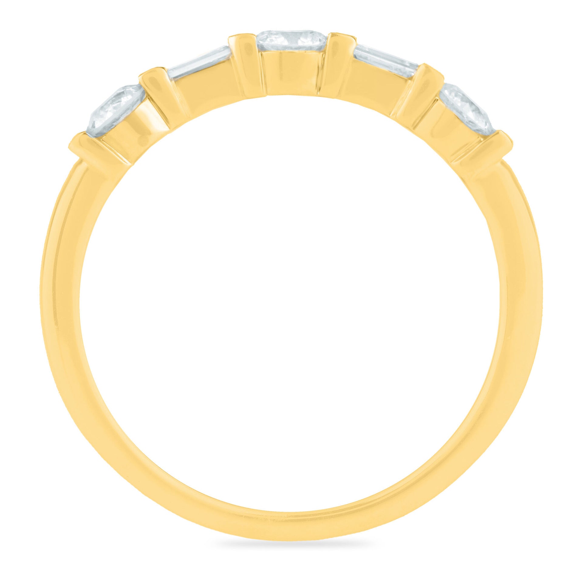Diamond Wedding Band in 14K Yellow Gold (1/2 ct. tw.)