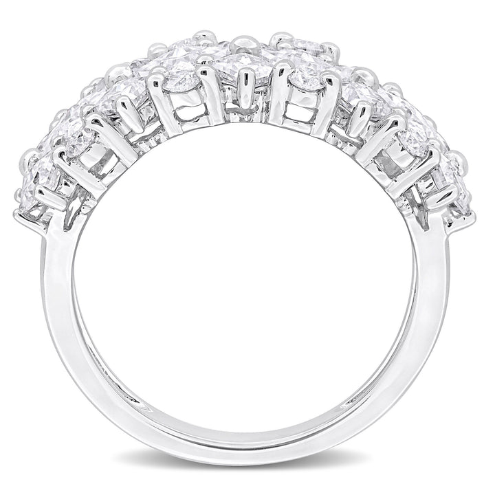 Lab-Created Moissanite Ring in Sterling Silver (3 5/8 ct. dew)