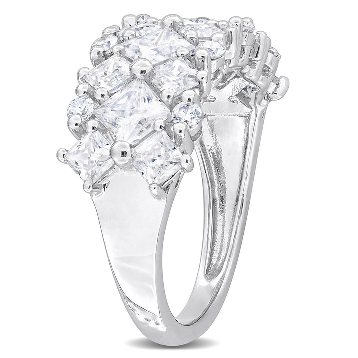 Lab-Created Moissanite Ring in Sterling Silver (3 5/8 ct. dew)