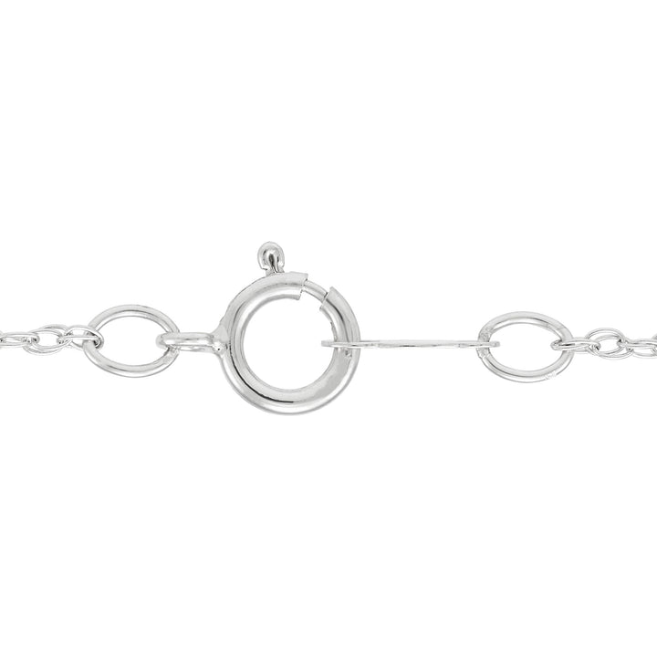 Freshwater Pearl & Lab-Created White Sapphire Pendant in Sterling Silver