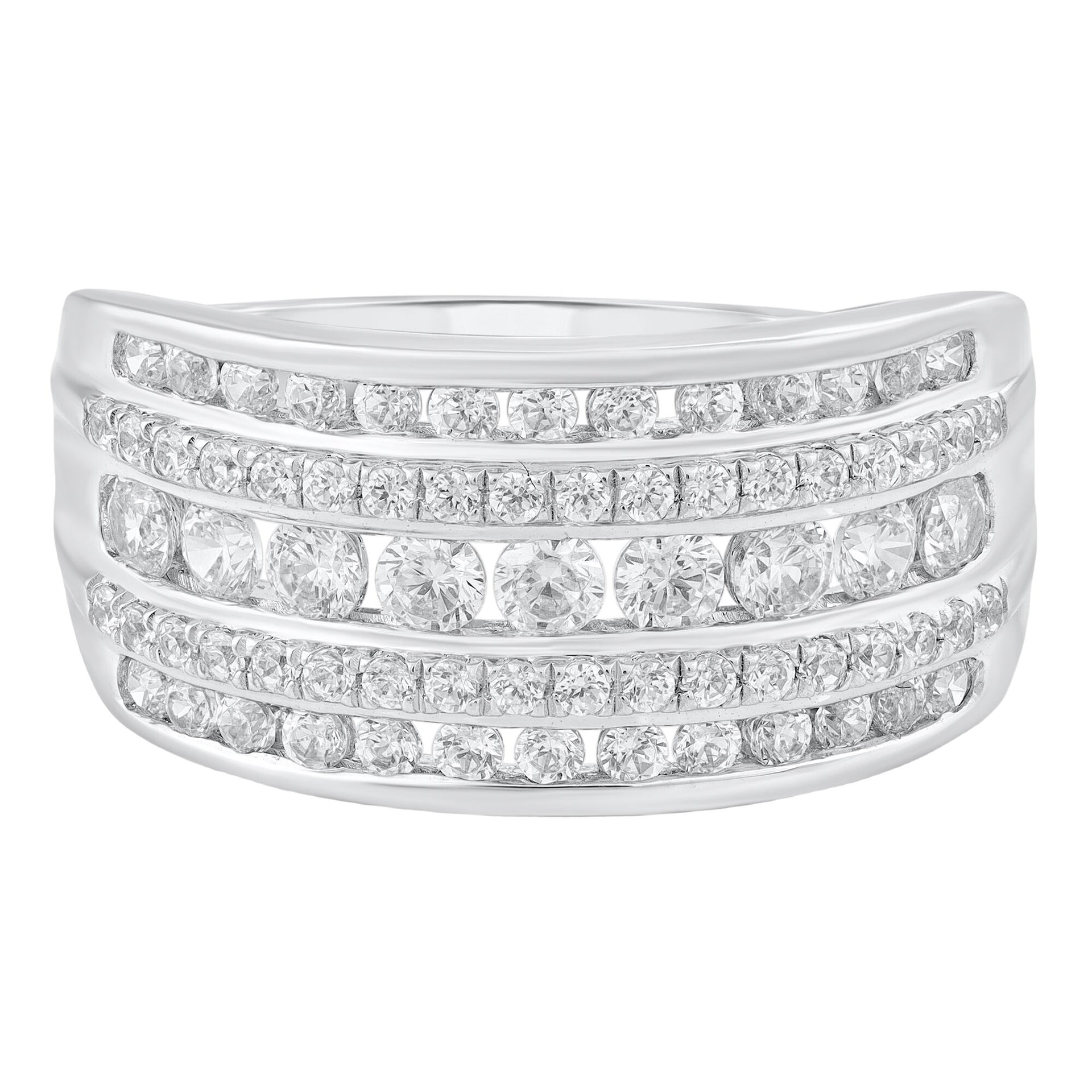 Diamond Band in 10K White Gold (1 ct. tw.)