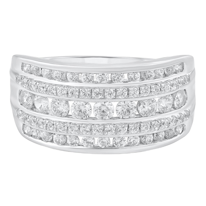 Diamond Band in 10K White Gold (1 ct. tw.)