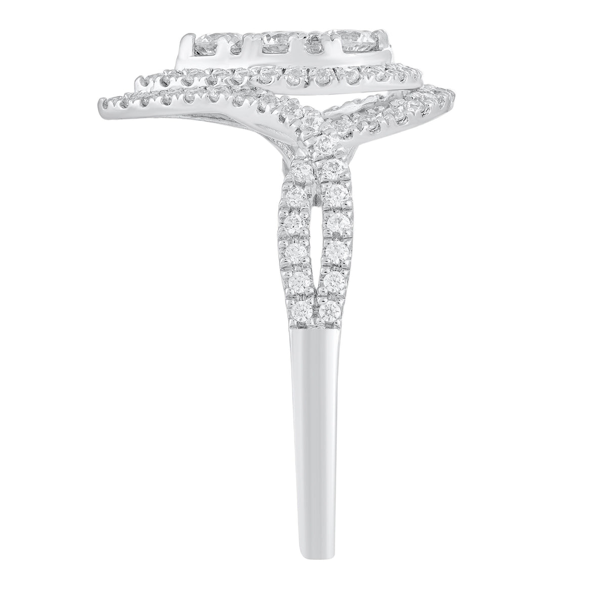 Diamond Engagement Ring in 10K White Gold (1 ct. tw.)