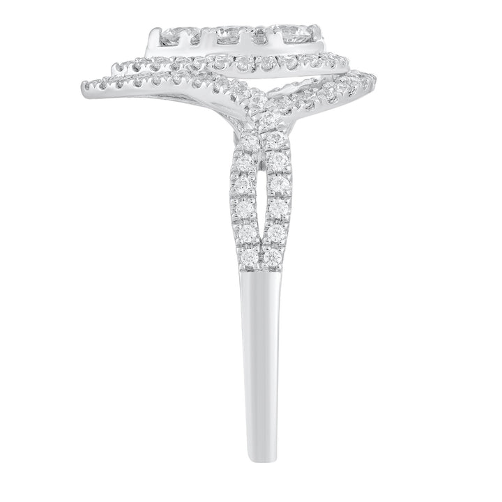 Diamond Engagement Ring in 10K White Gold (1 ct. tw.)