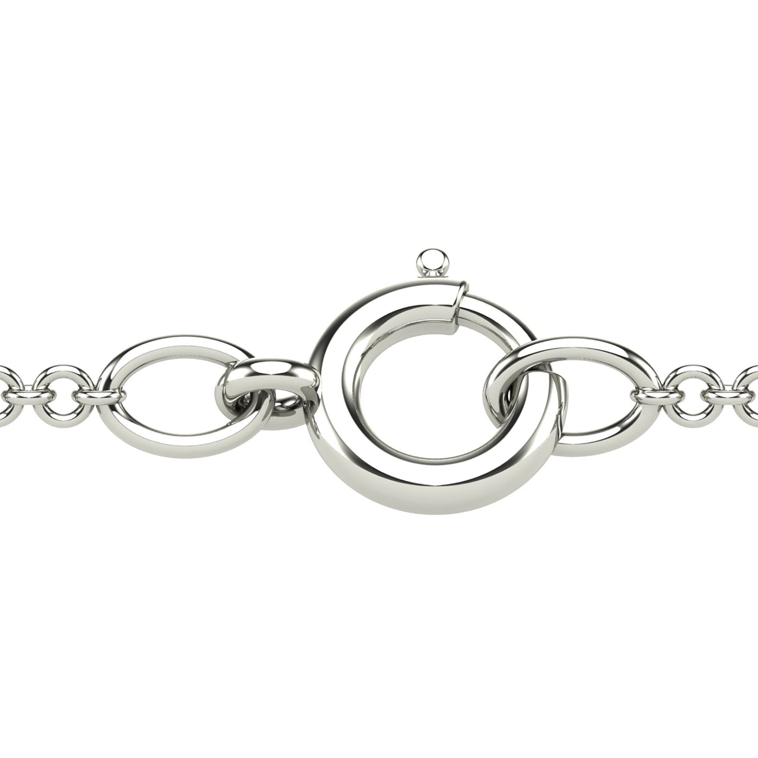 Diamond Necklace in 14K White Gold (1/4 ct. tw.)