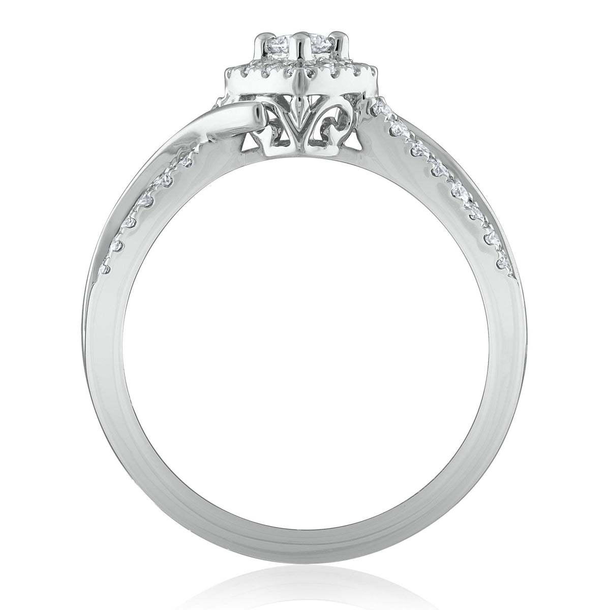 Diamond Promise Ring in 14K White Gold (1/3 ct. tw.)
