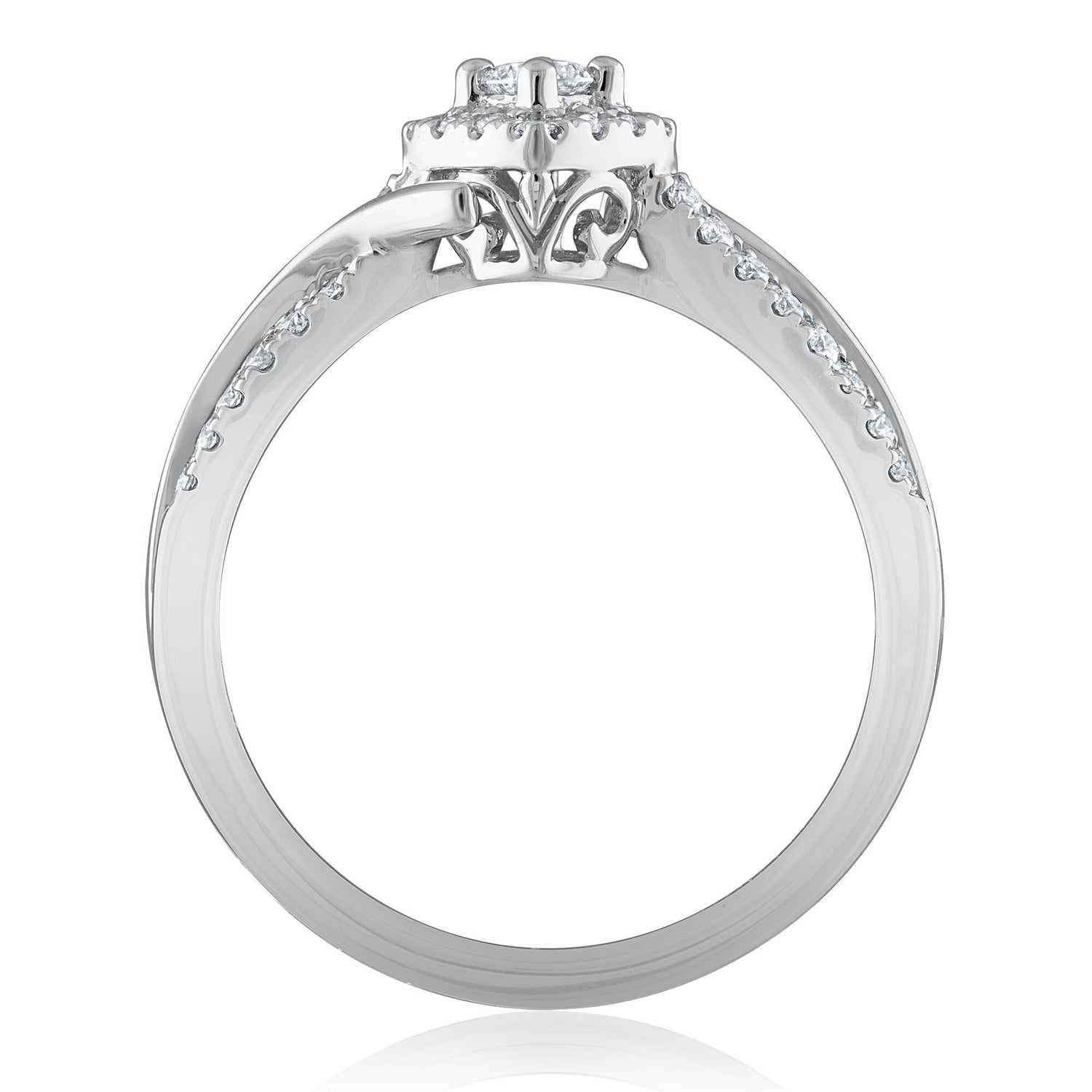 Diamond Promise Ring in 14K White Gold (1/3 ct. tw.)