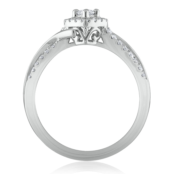 Diamond Promise Ring in 14K White Gold (1/3 ct. tw.)