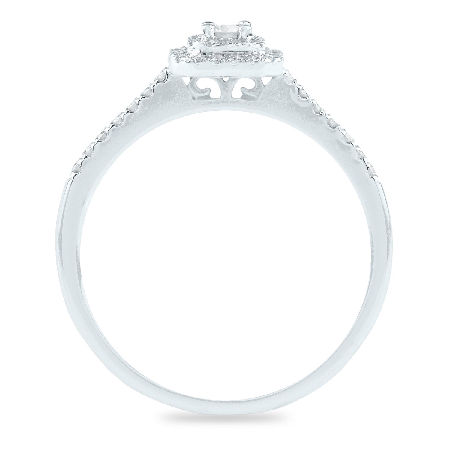 Diamond Promise Ring in 14K White Gold (1/4 ct. tw.)