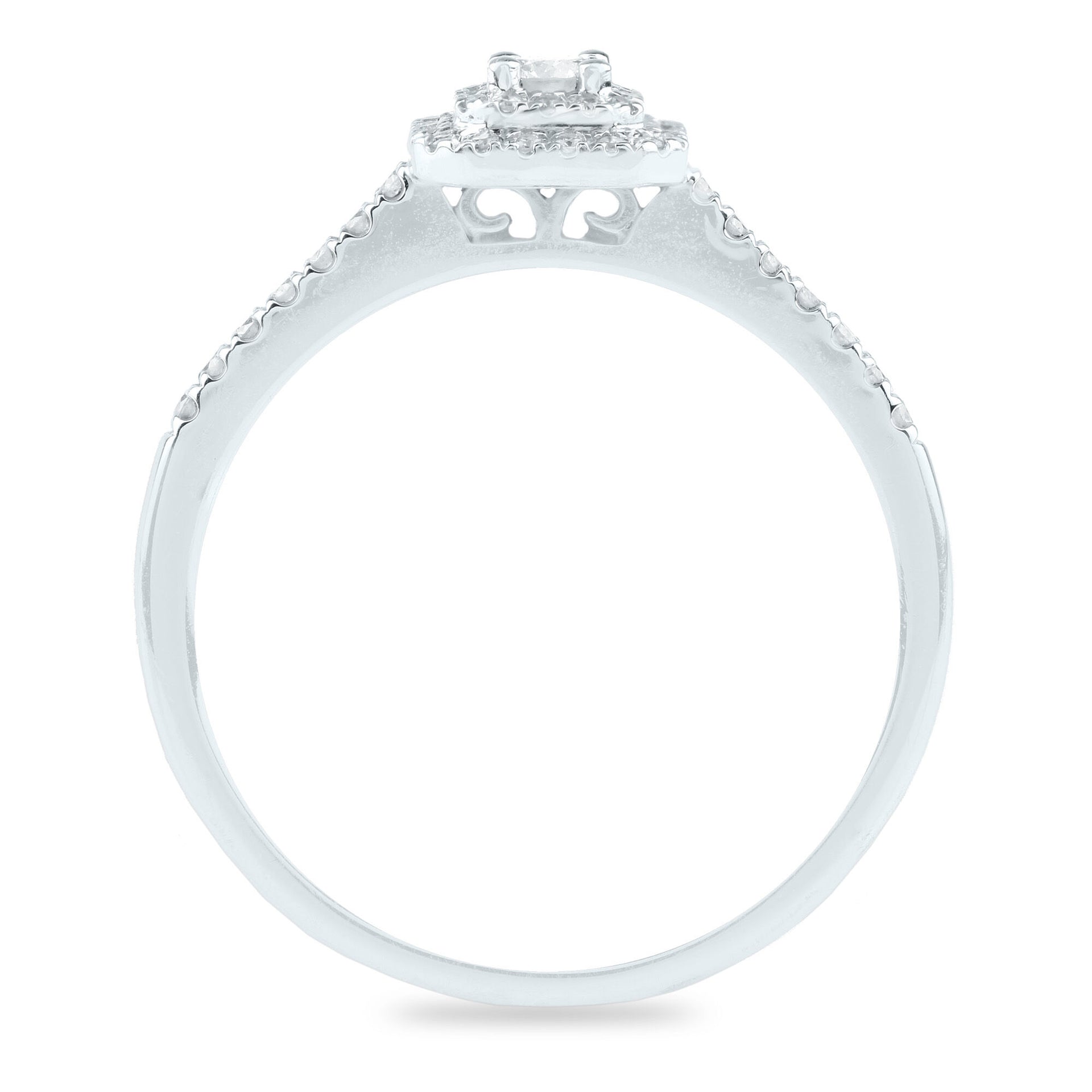 Diamond Promise Ring in 14K White Gold (1/4 ct. tw.)