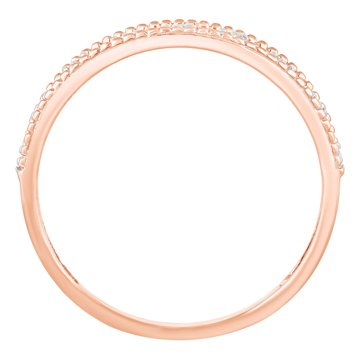 Diamond Accent Ring in 10K Rose Gold