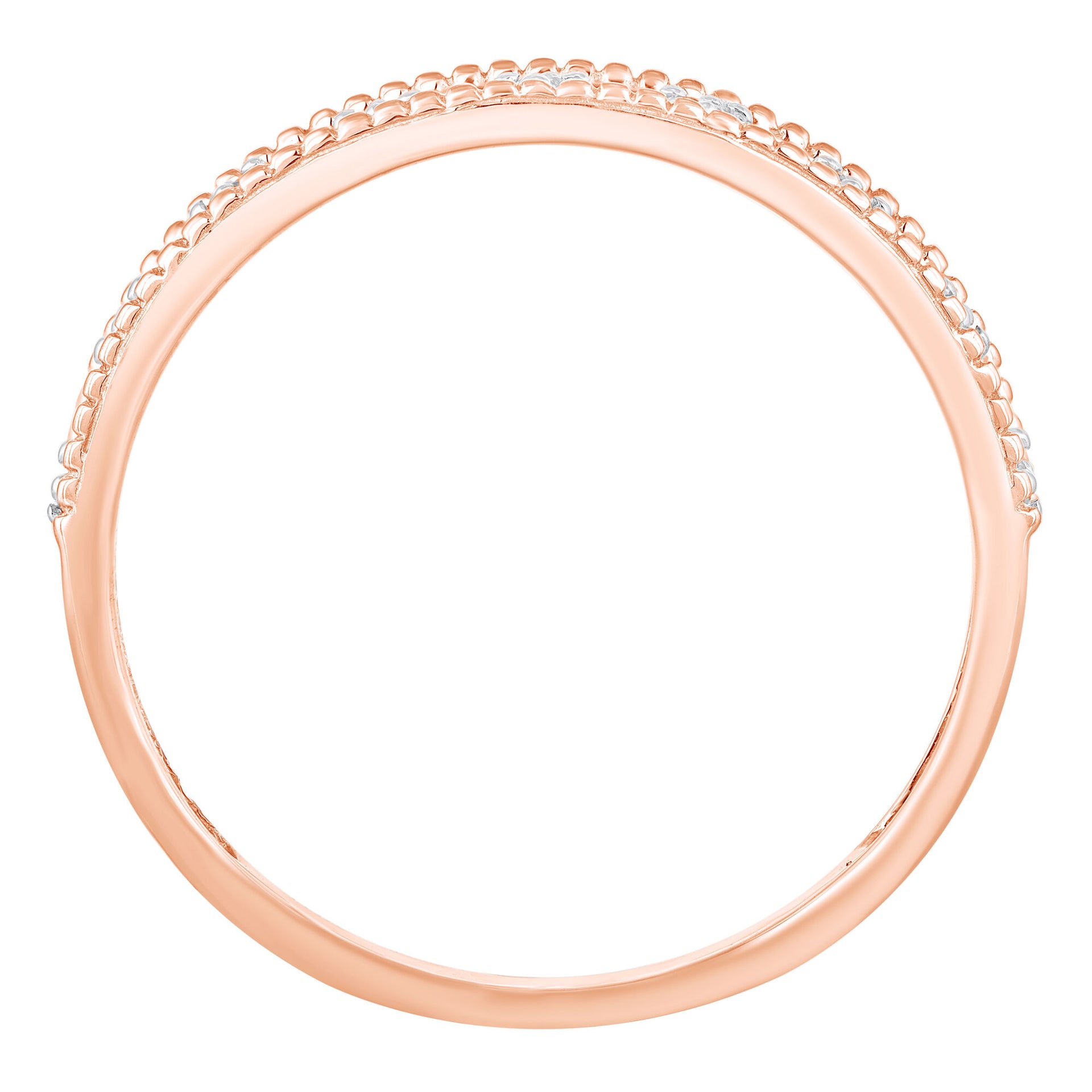 Diamond Accent Ring in 10K Rose Gold