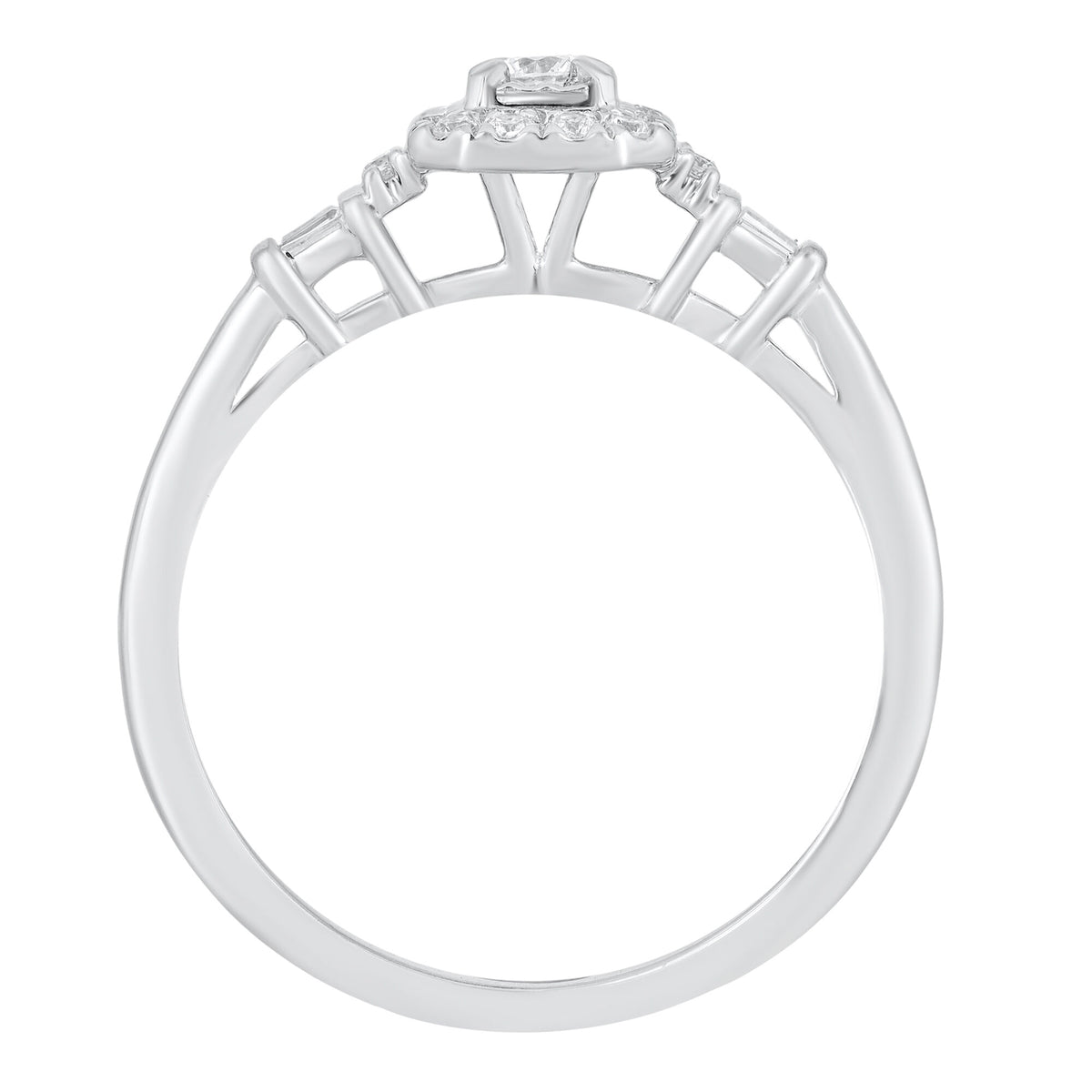 Diamond Promise Ring in 10K White Gold (1/4 ct. tw.)