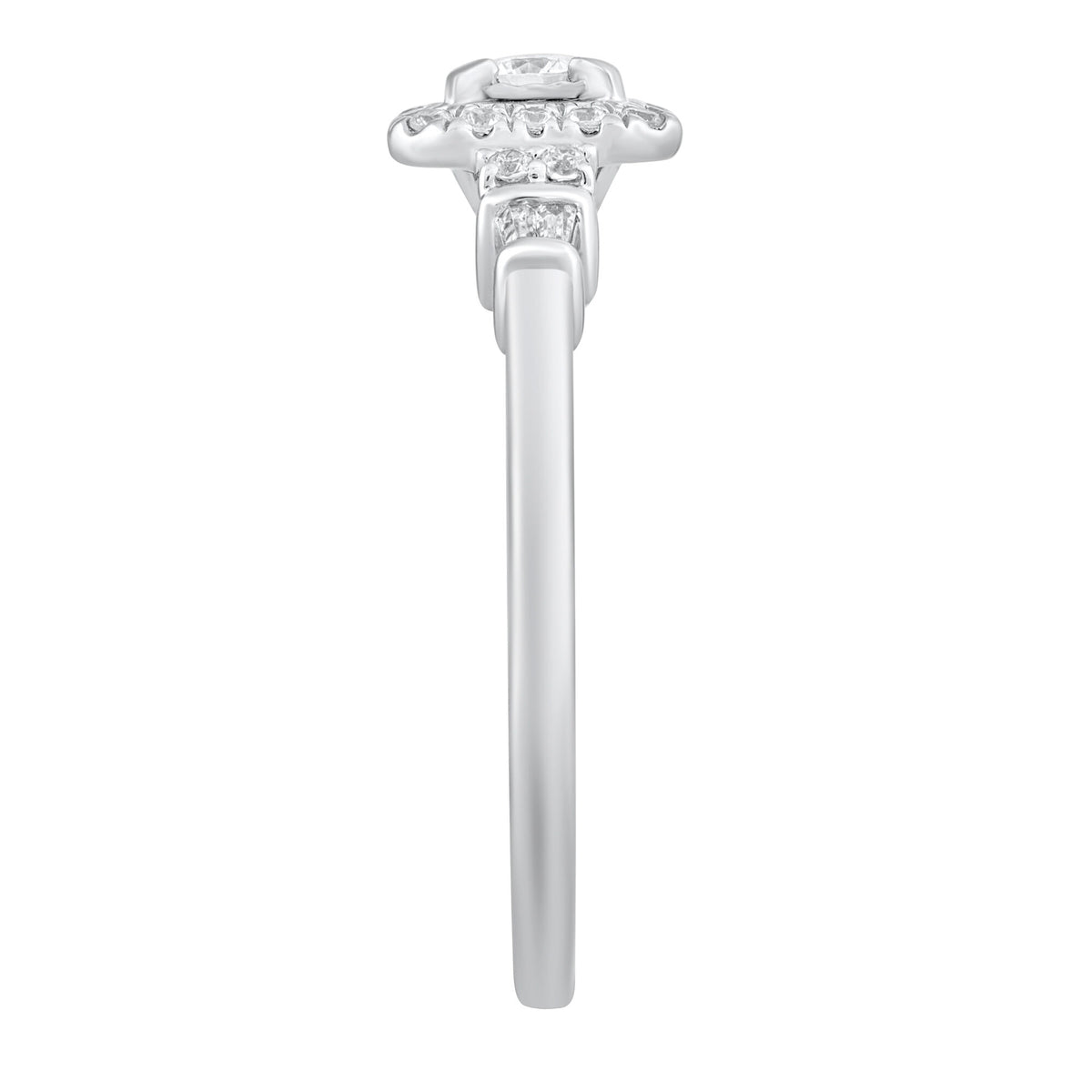 Diamond Promise Ring in 10K White Gold (1/4 ct. tw.)