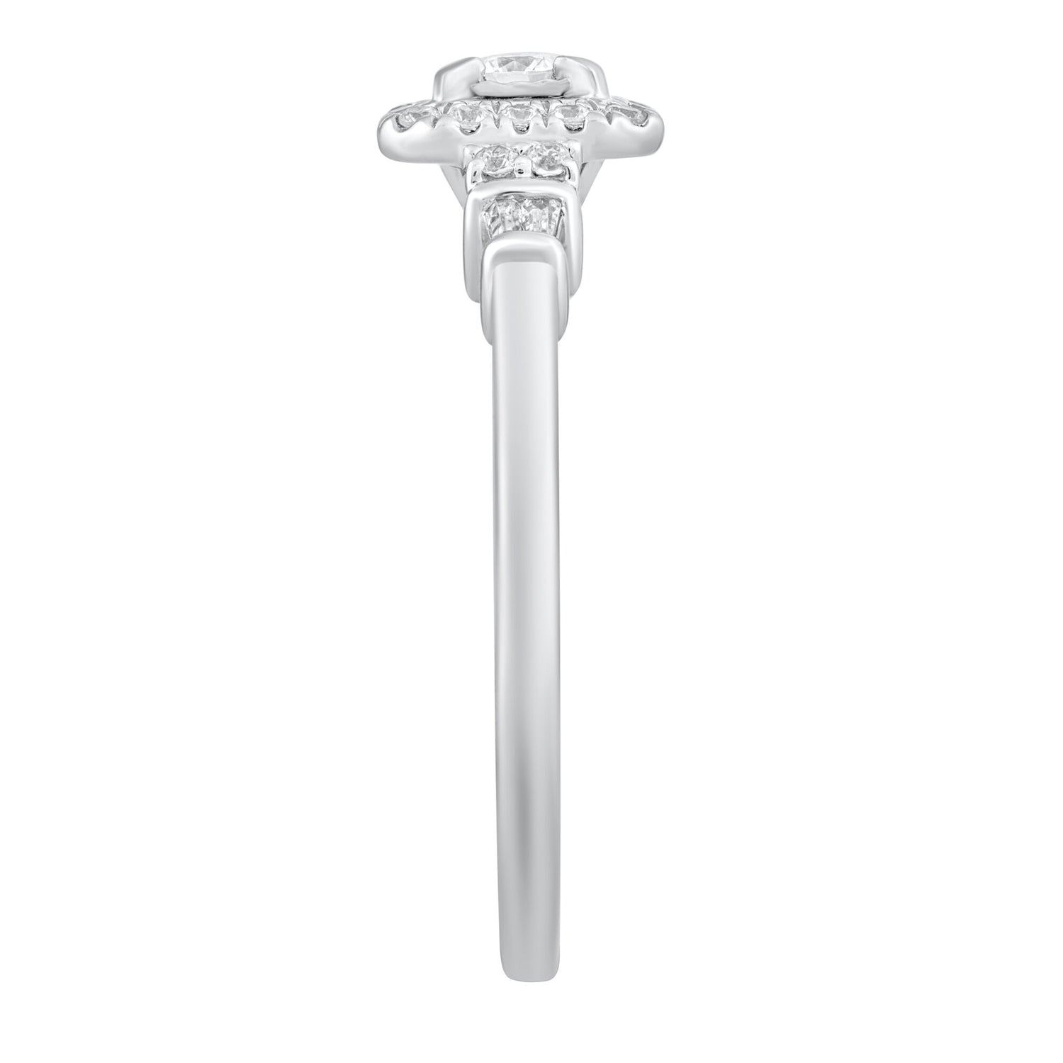 Diamond Promise Ring in 10K White Gold (1/4 ct. tw.)