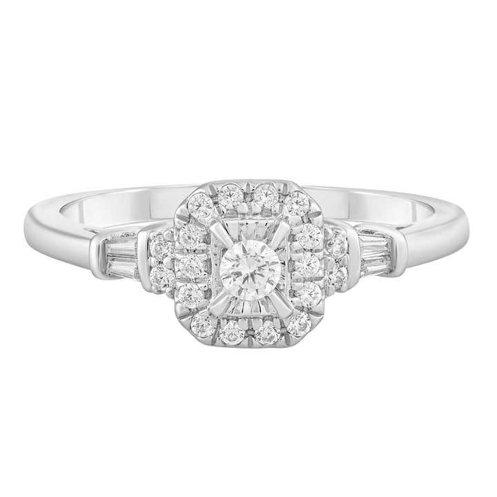 Diamond Promise Ring in 10K White Gold (1/4 ct. tw.)