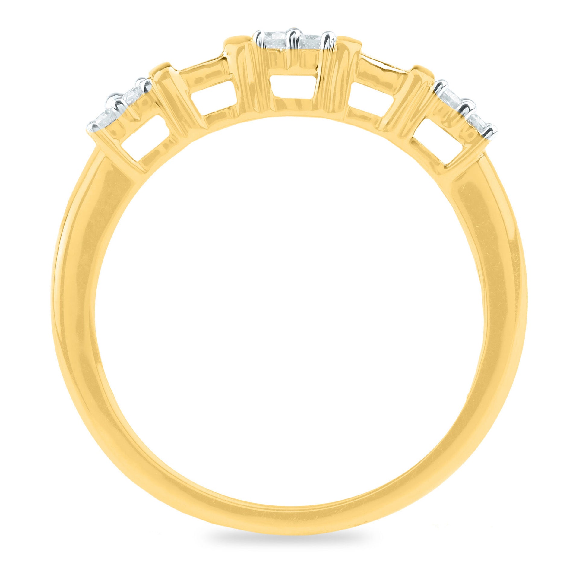 Diamond Band in 10K Yellow Gold (1/4 ct. tw.)
