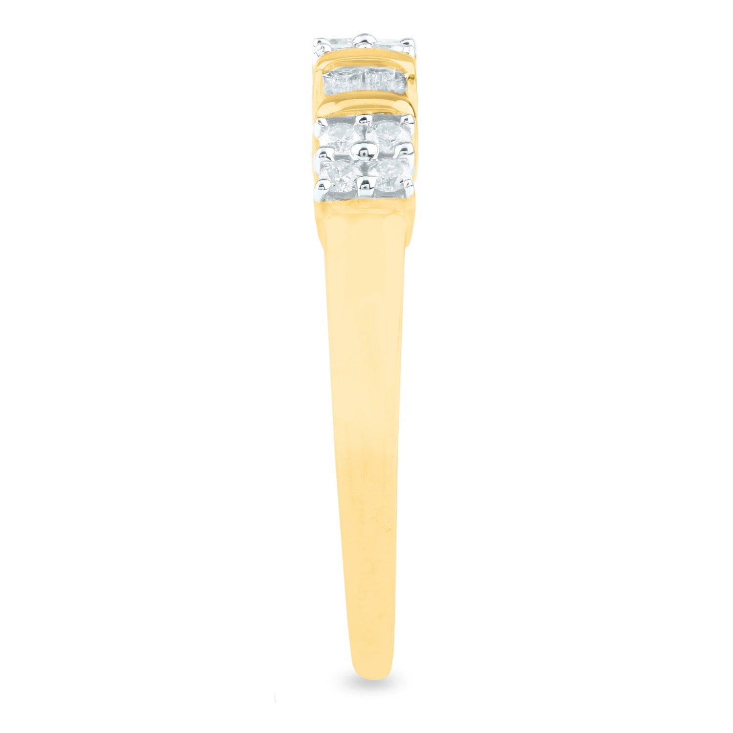 Diamond Band in 10K Yellow Gold (1/4 ct. tw.)