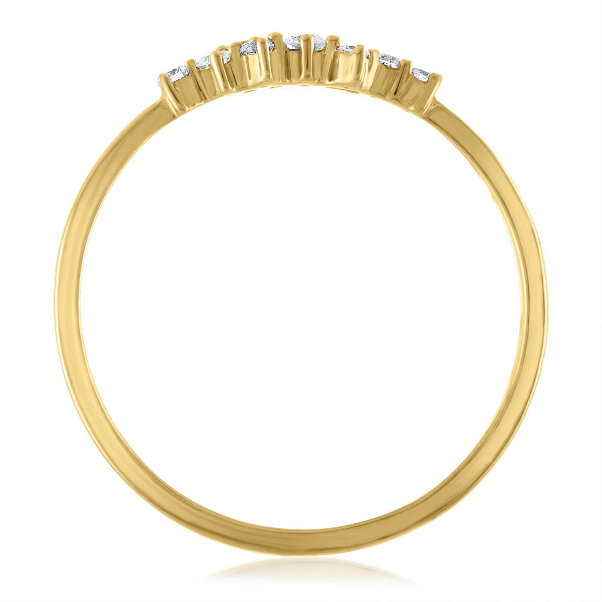 Diamond Ring in 14K Yellow Gold (1/7 ct. tw.)