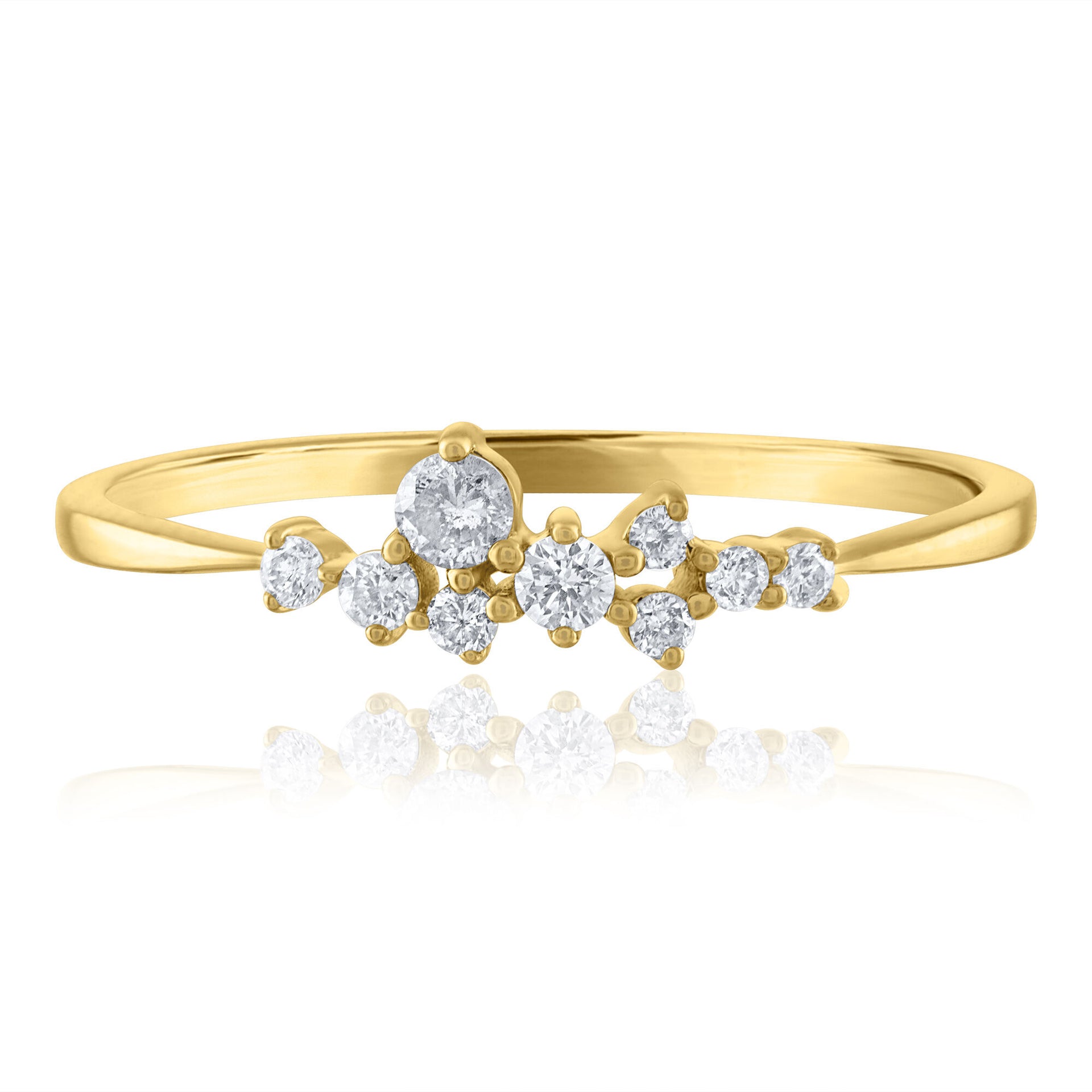 Diamond Ring in 14K Yellow Gold (1/7 ct. tw.)