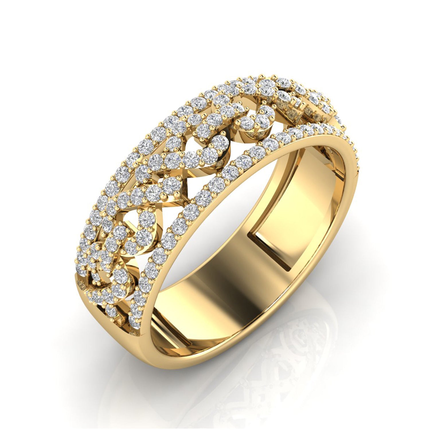 Diamond Band in 10K Yellow Gold (1/2 ct. tw.)