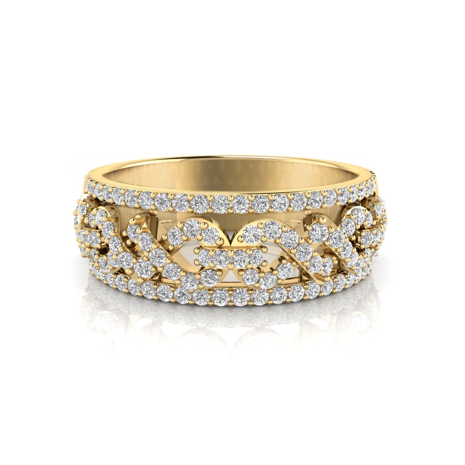 Diamond Band in 10K Yellow Gold (1/2 ct. tw.)
