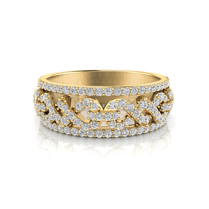 Diamond Band in 10K Yellow Gold (1/2 ct. tw.)