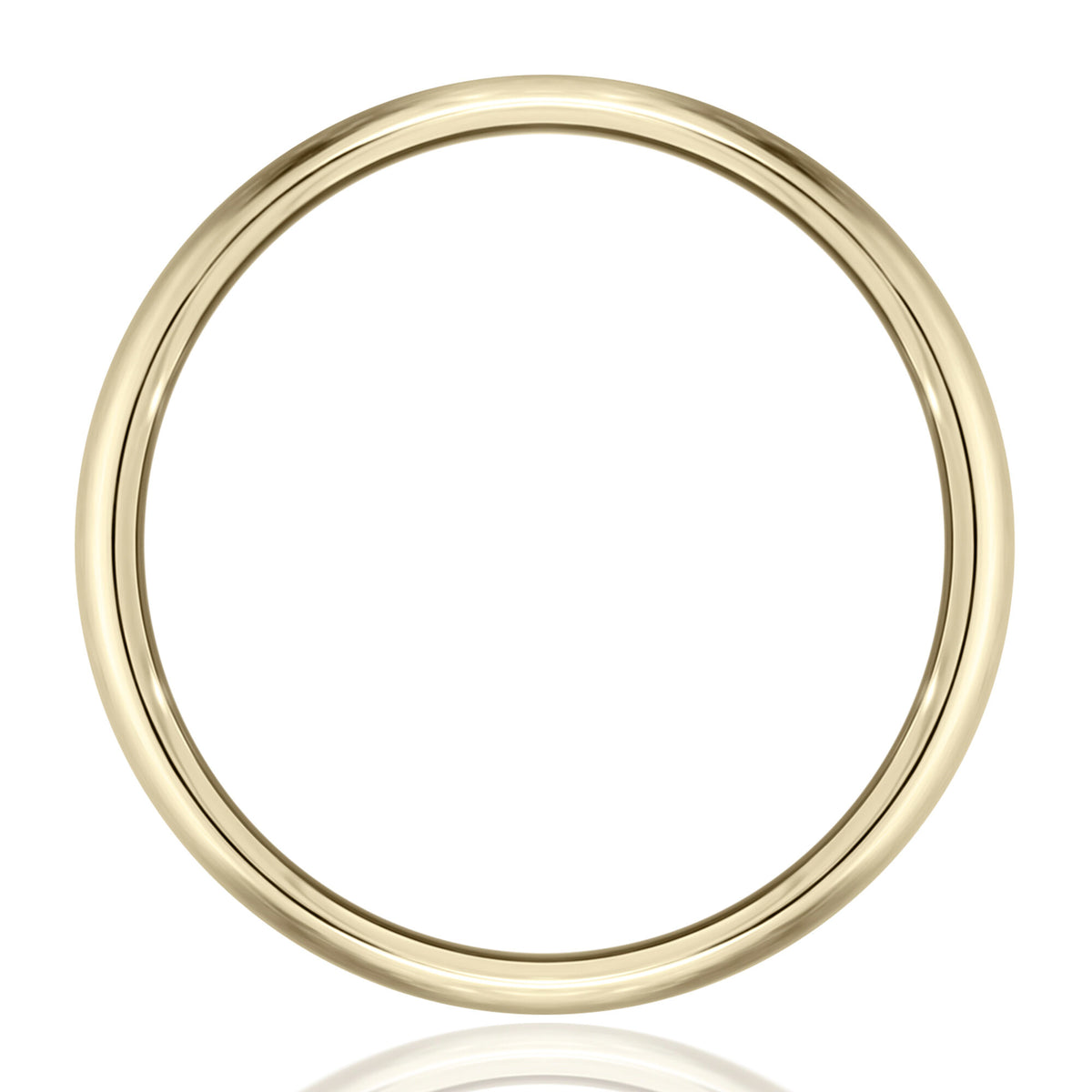 Wedding Band in 14K Yellow Gold, 6.5MM