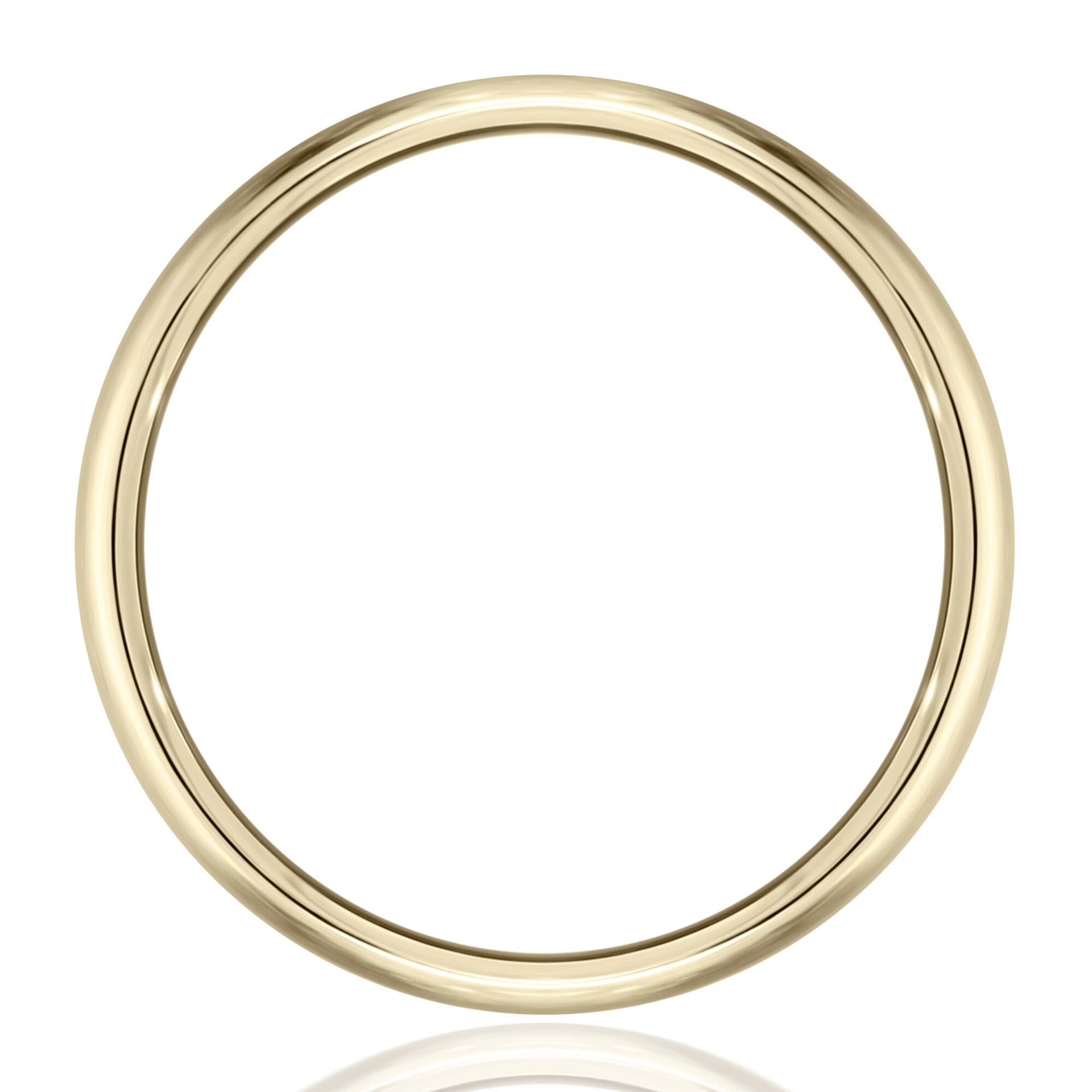 Wedding Band in 14K Yellow Gold, 6.5MM