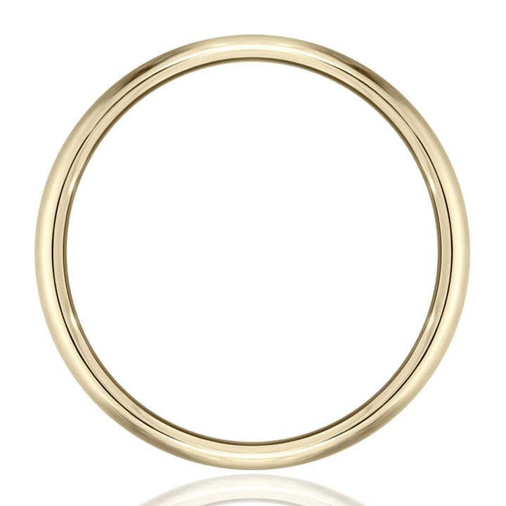 Wedding Band in 14K Yellow Gold, 6.5MM