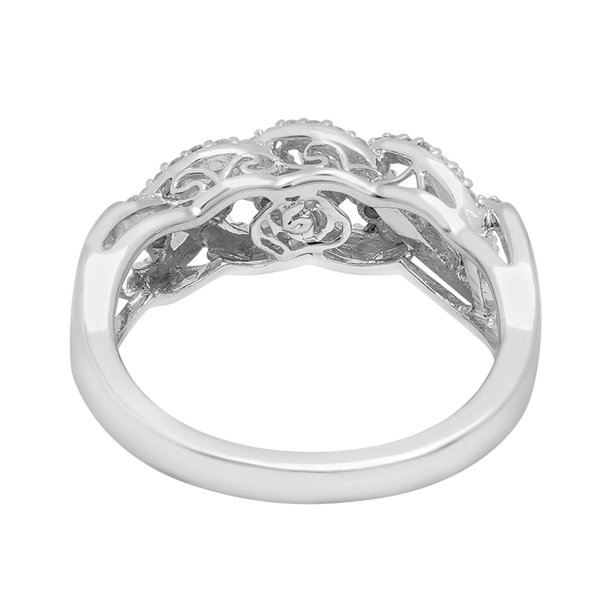 Diamond Band in Sterling Silver (3/8 ct. tw.)